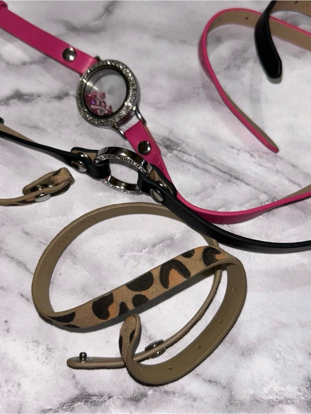 Origami Owl wrap bracelet set